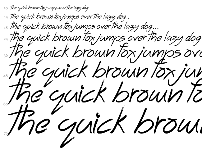 Tims Grocery Store font waterfall
